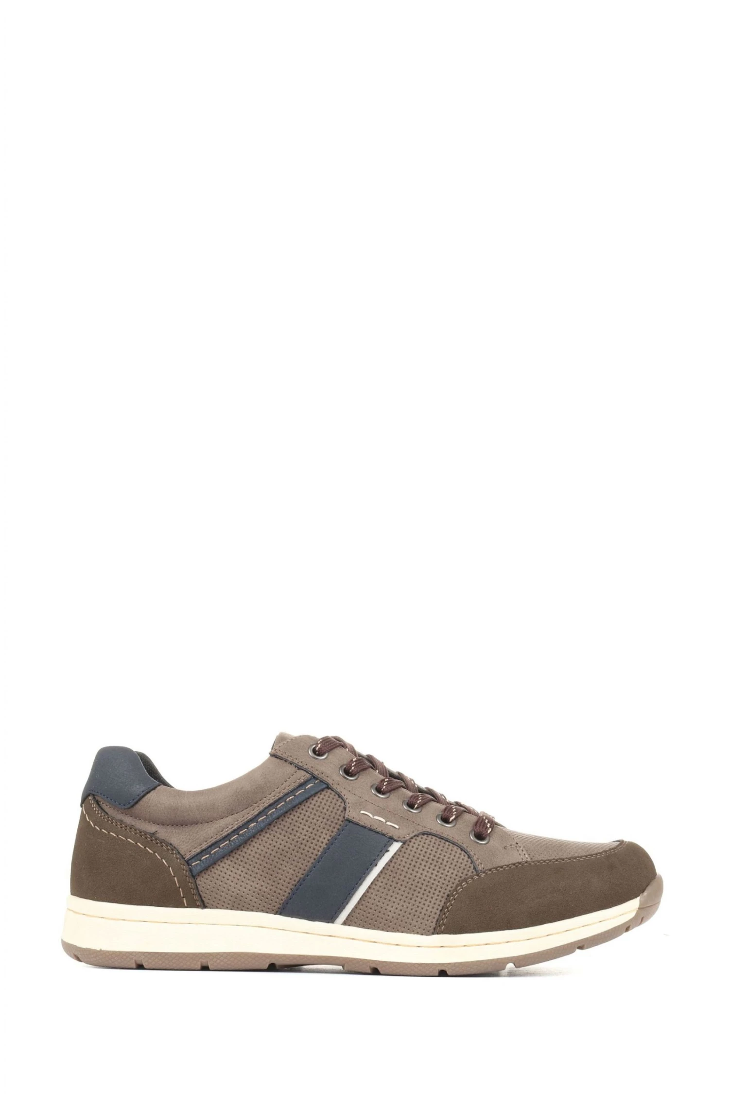 Pavers Grey Casual Lace-Up Trainers 1 Pavers Grey Casual Lace-Up Trainers