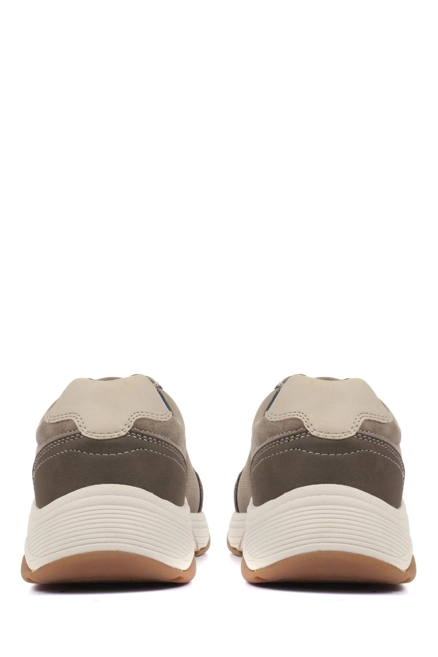 Pavers Grey Wide Fit Lace-Up Trainer Shoes 3 Pavers Grey Wide Fit Lace-Up Trainer Shoes - Image 3