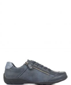Pavers Ladies Blue Casual Lace-Up Trainers