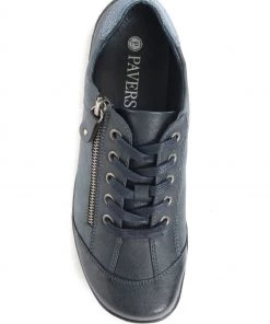 Pavers Ladies Blue Casual Lace-Up Trainers -Pavers Sales Shop unnamed file 1046 scaled