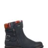 Pavers Womens Navy Blue Ladies Water Resistant Ankle Boots