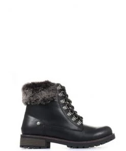 Pavers Black Ladies Lace-Up Ankle Boots -Pavers Sales Shop unnamed file 11