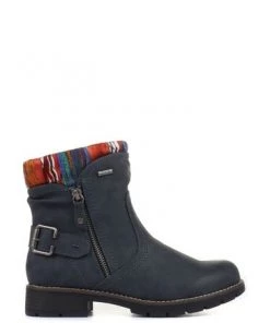 Pavers Womens Navy Blue Ladies Water Resistant Ankle Boots -Pavers Sales Shop unnamed file 113