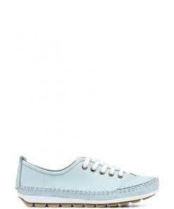 Pavers Blue Wide Fit Leather Lace-Up Trainers 11 Pavers Blue Wide Fit Leather Lace-Up Trainers -Pavers Sales Shop unnamed file 1136