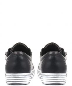 Pavers Ladies Black Leather Low-Cut Trainers 8 Pavers Ladies Black Leather Low-Cut Trainers -Pavers Sales Shop unnamed file 1139 scaled