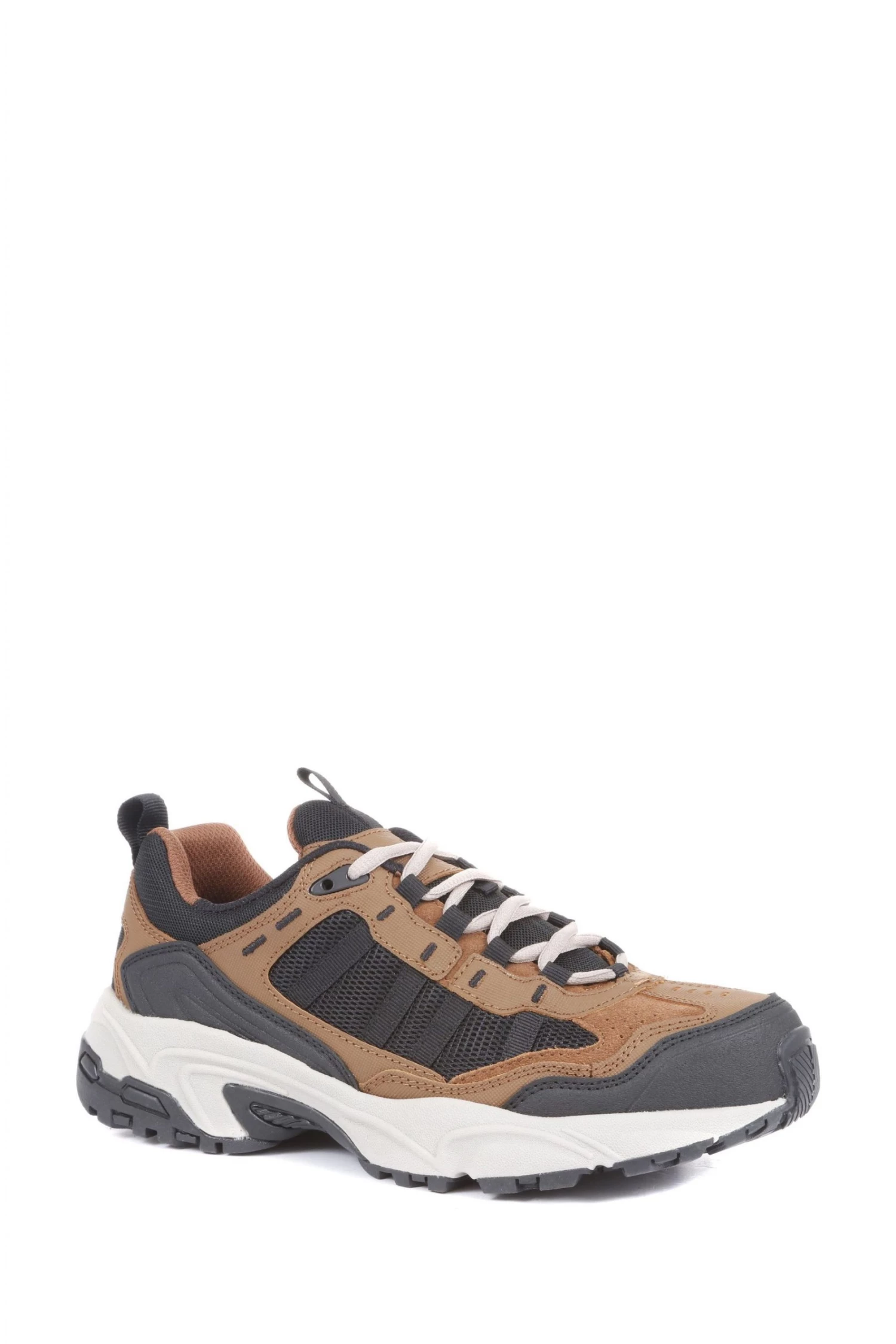 Pavers Mens Brown Leather Lace-Up Walking Shoes 5 Pavers Mens Brown Leather Lace-Up Walking Shoes - Image 5