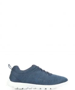 Pavers Blue Slip On Trainers