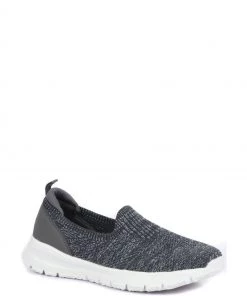 Pavers Grey Slip-On Pumps