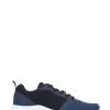 Pavers Blue Wide Fit Lace-Up Trainers