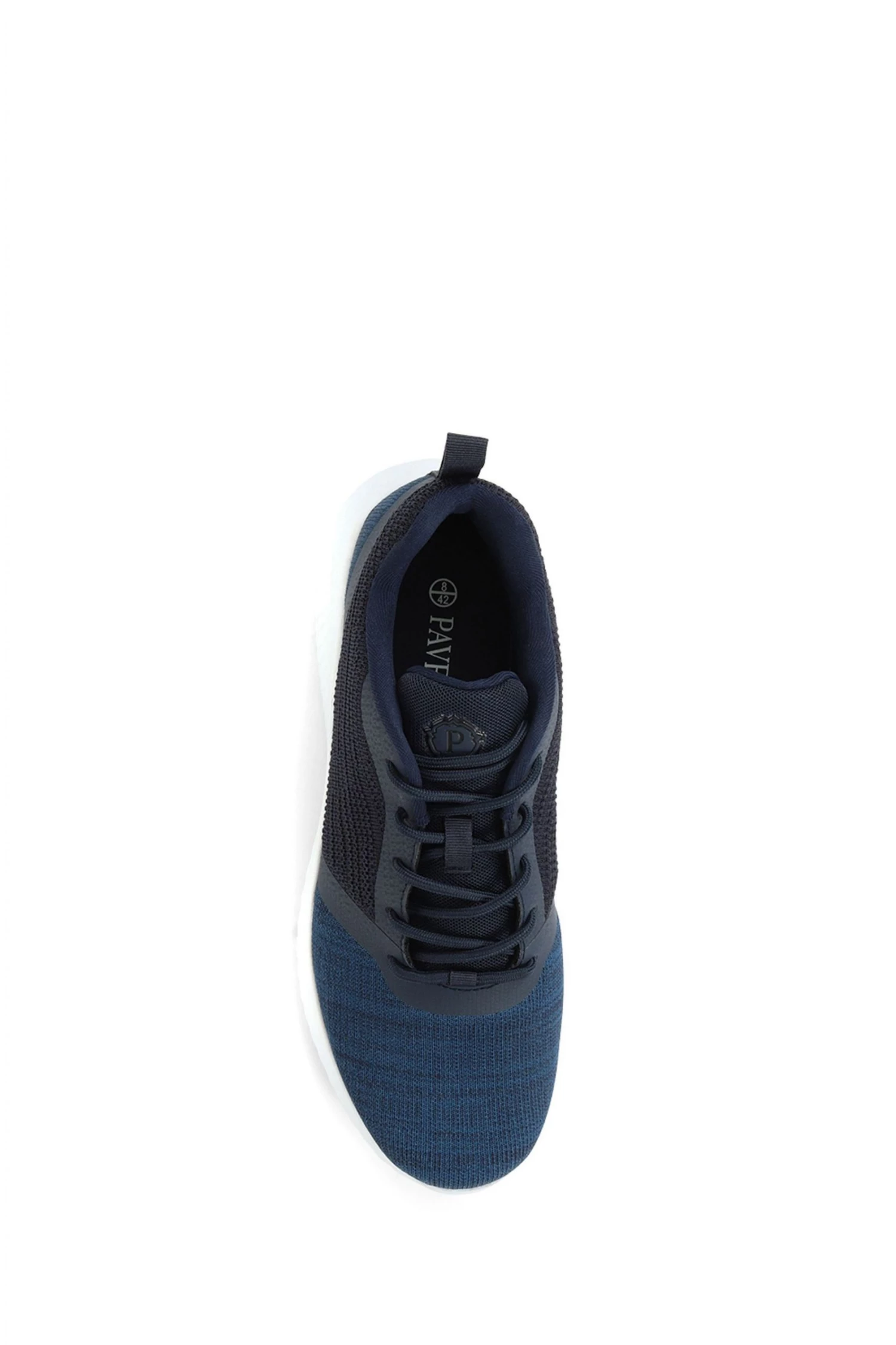 Pavers Blue Wide Fit Lace-Up Trainers 4 Pavers Blue Wide Fit Lace-Up Trainers - Image 4