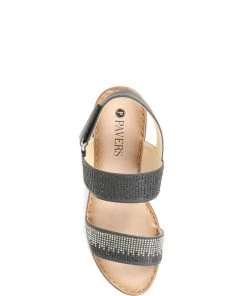 Pavers Black Lightweight Wedge Sandals -Pavers Sales Shop unnamed file 1253 scaled