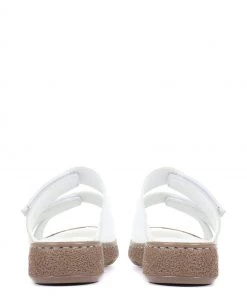 Pavers Ladies White Extra Wide Fit Leather Mule Sandals 8 Pavers Ladies White Extra Wide Fit Leather Mule Sandals -Pavers Sales Shop unnamed file 1258 scaled