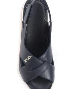 Pavers Blue Ladies Leather Slingback Sandals -Pavers Sales Shop unnamed file 1265 scaled