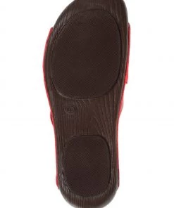 Pavers Red Wide Fit Adjustable Leather Mules -Pavers Sales Shop unnamed file 1326 scaled