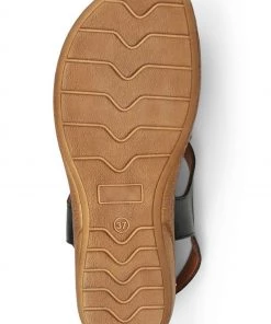 Pavers Black Casual Leather Slingback Sandals -Pavers Sales Shop unnamed file 1374 scaled