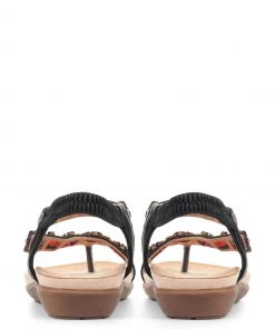 Pavers Black Ladies Embellished Toe-Post Sandals 9 Pavers Black Ladies Embellished Toe-Post Sandals -Pavers Sales Shop unnamed file 1379 scaled