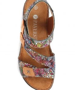 Pavers Black Fully Adjustable Ladies Leather Sandals -Pavers Sales Shop unnamed file 1397 scaled