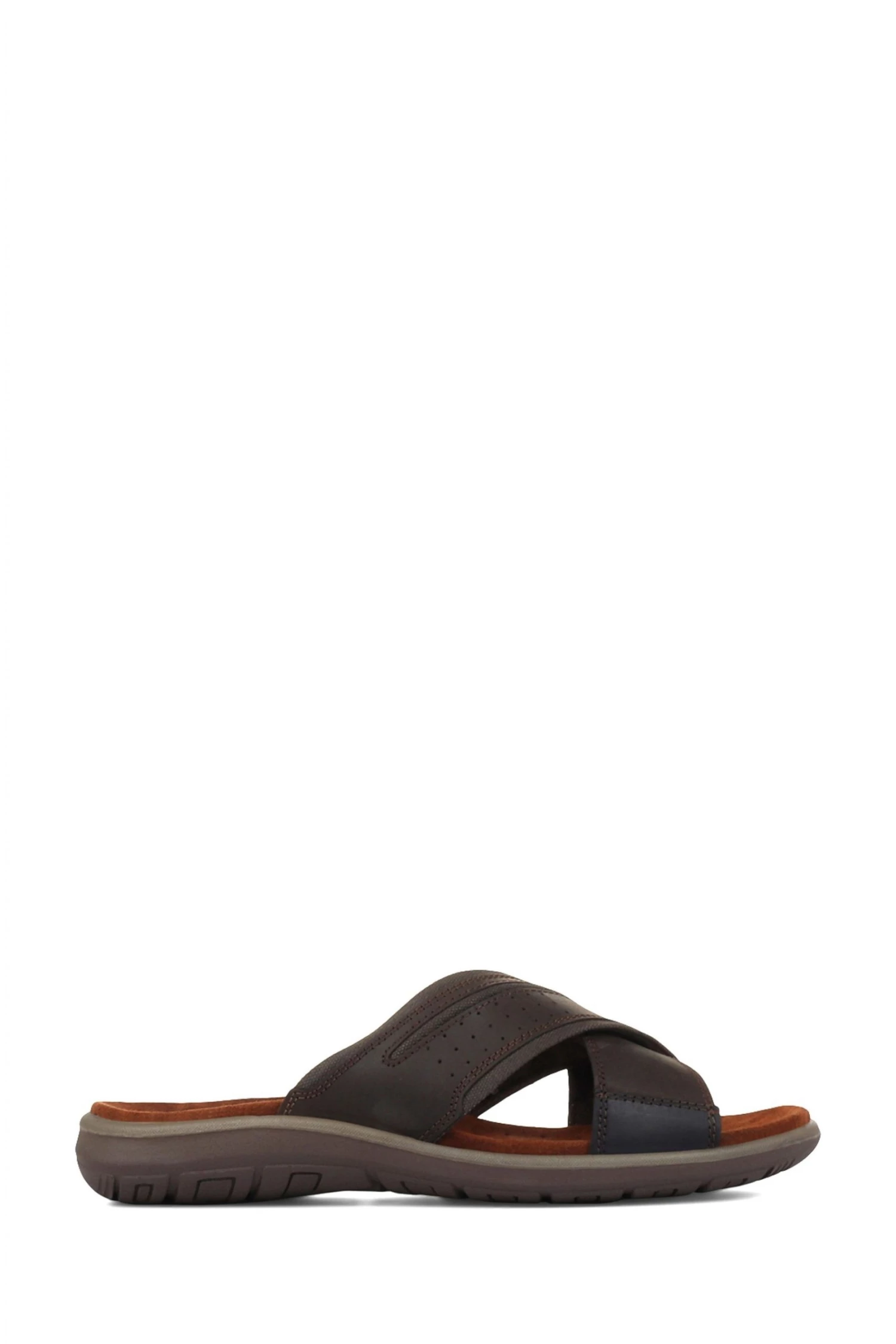 Pavers Brown Men's Leather Mule Sandals 1 Pavers Brown Men's Leather Mule Sandals