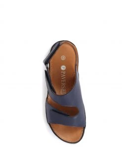 Pavers Blue Ladies Fully Adjustable Leather Sandals -Pavers Sales Shop unnamed file 1427 scaled