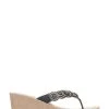 Pavers Ladies Wedge Toe Post Sandals