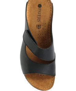 Pavers Black Wide Fit Adjustable Leather Mules -Pavers Sales Shop unnamed file 1480 scaled