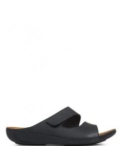 Pavers Black Wide Fit Adjustable Leather Mules -Pavers Sales Shop unnamed file 1483