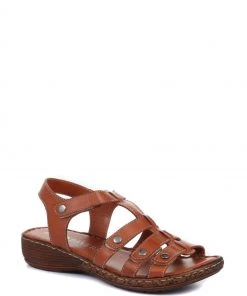 Pavers Tan Brown Leather T-Bar Sandals 8 Pavers Tan Brown Leather T-Bar Sandals -Pavers Sales Shop unnamed file 1486 scaled