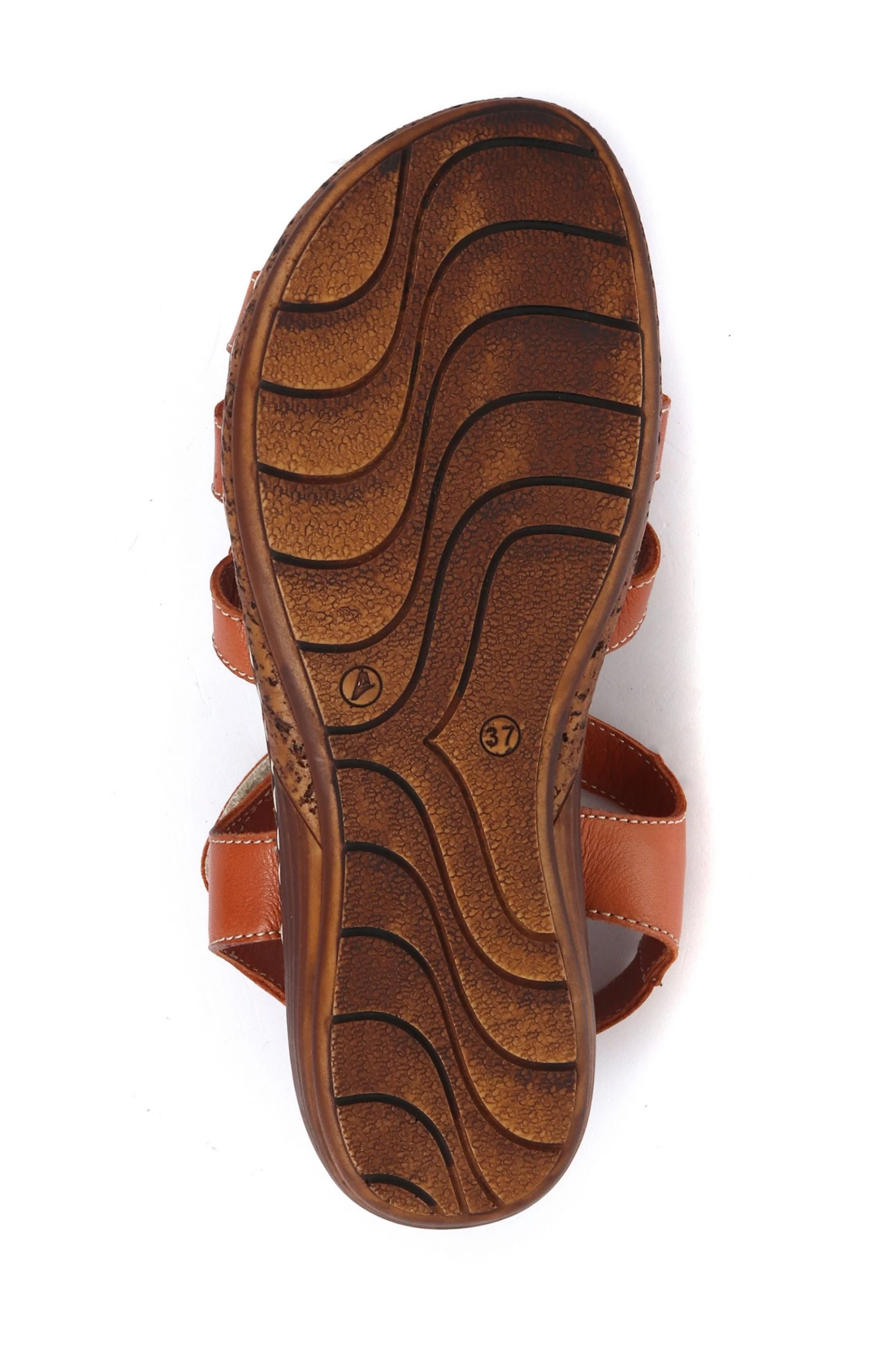 Pavers Tan Brown Leather T-Bar Sandals 5 Pavers Tan Brown Leather T-Bar Sandals - Image 5