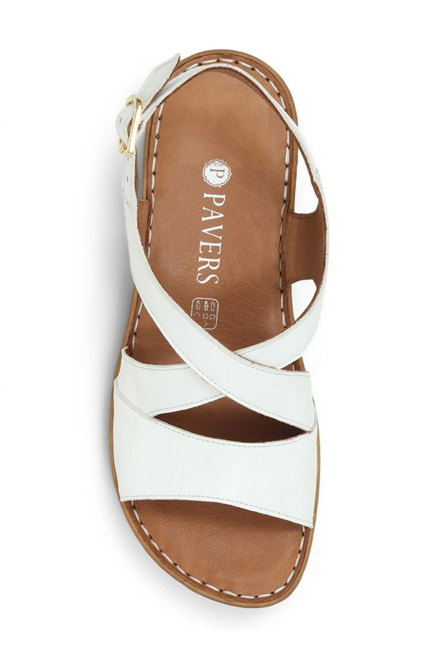 Pavers Ladies Casual Leather Slingback Sandals 4 Pavers Ladies Casual Leather Slingback Sandals - Image 4