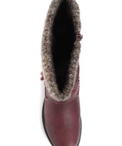 Pavers Womens Red Wide Fit Casual Mid Calf Boots -Pavers Sales Shop unnamed file 153 scaled