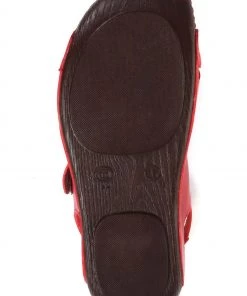 Pavers Red Ladies Touch Fasten Sandals -Pavers Sales Shop unnamed file 1542 scaled
