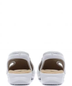 Pavers Silver Ladies Stretch Sandals -Pavers Sales Shop unnamed file 1564 scaled