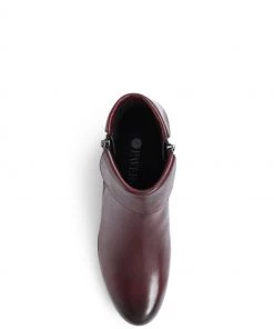 Pavers Brown Bordeaux Leather Ladies Ankle Boots -Pavers Sales Shop unnamed file 159 scaled