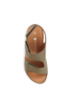 Pavers Green Fully Adjustable Leather Sandals -Pavers Sales Shop unnamed file 1602 scaled