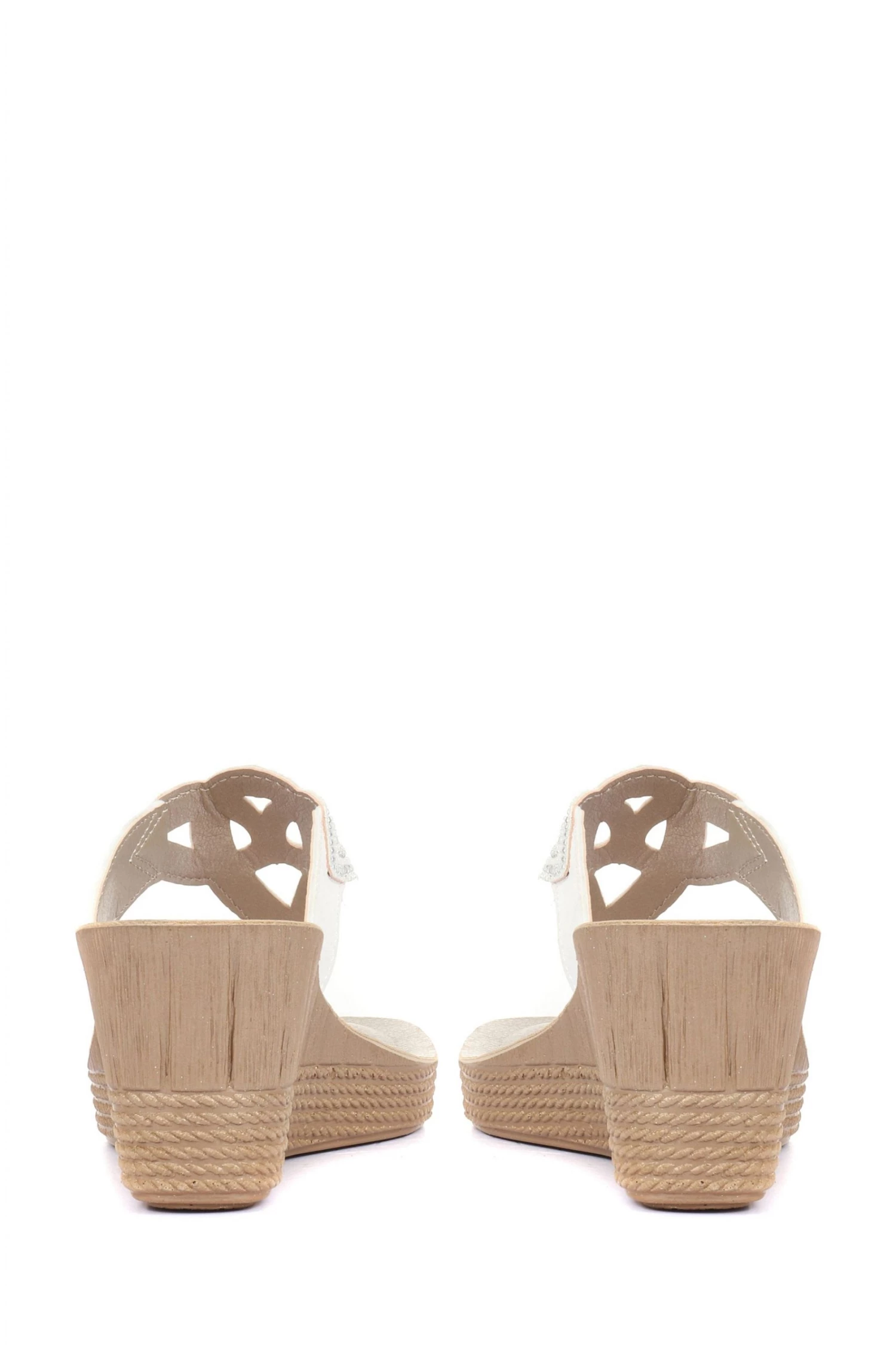 Pavers Ladies Toe Post Wedge Sandals 3 Pavers Ladies Toe Post Wedge Sandals - Image 3