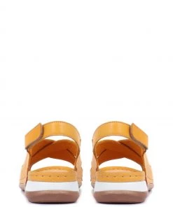 Pavers Yellow Leather Slingback Sandals -Pavers Sales Shop unnamed file 1625 scaled
