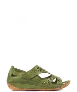 Pavers Womens Green Wide Fit Sandals -Pavers Sales Shop unnamed file 1634