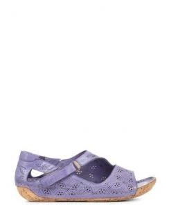 Pavers Purple Leather Flat Sandals -Pavers Sales Shop unnamed file 1640