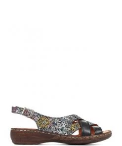 Pavers Black Wide Fit Leather Slingback Sandals -Pavers Sales Shop unnamed file 1646