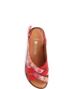 Pavers Red Wide Fit Leather Slingback Sandals 9 Pavers Red Wide Fit Leather Slingback Sandals -Pavers Sales Shop unnamed file 1650 scaled