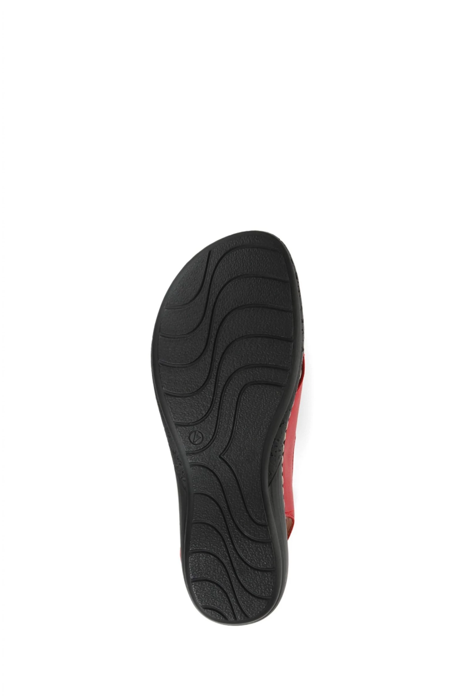 Pavers Red Wide Fit Leather Slingback Sandals 5 Pavers Red Wide Fit Leather Slingback Sandals - Image 5