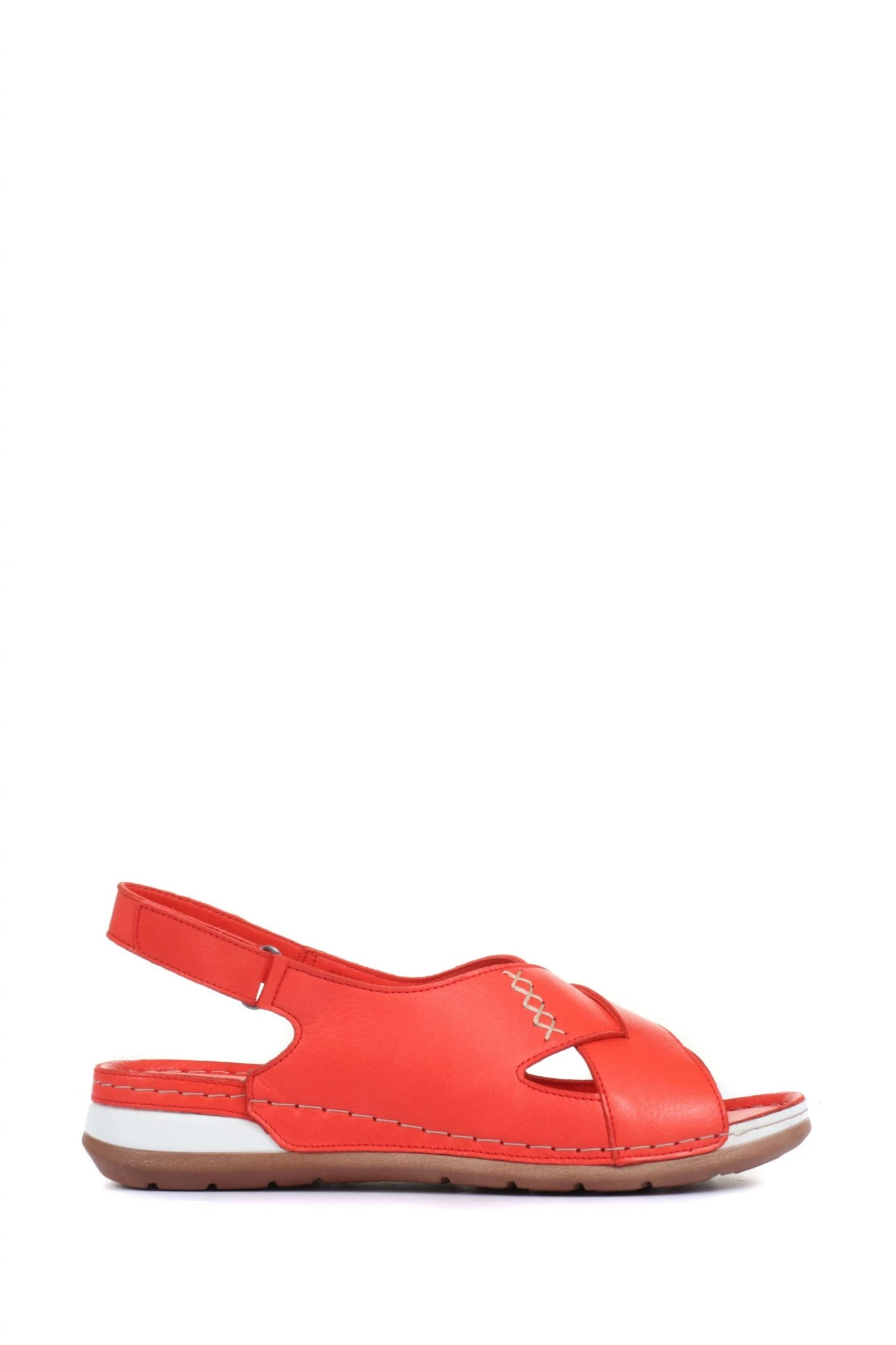 Pavers Red Leather Slingback Sandals 1 Pavers Red Leather Slingback Sandals