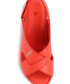 Pavers Red Leather Slingback Sandals 9 Pavers Red Leather Slingback Sandals -Pavers Sales Shop unnamed file 1656 scaled