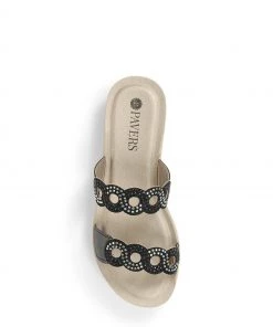 Pavers Ladies Black Embellished Mule Sandals -Pavers Sales Shop unnamed file 1680 scaled