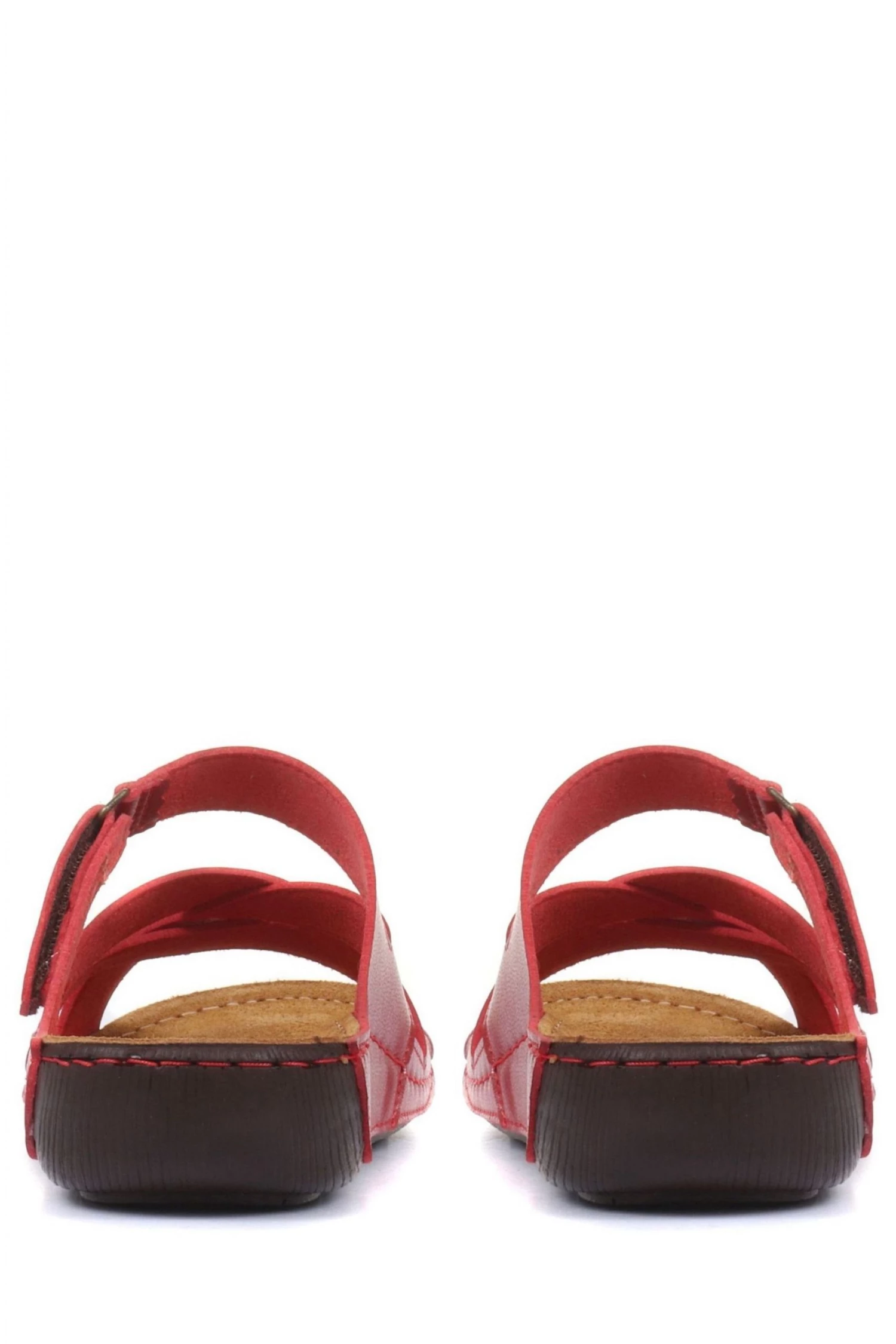 Pavers Red Ladies Touch-Fasten Mules 3 Pavers Red Ladies Touch-Fasten Mules - Image 3