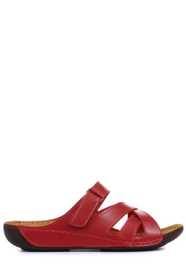 Pavers Red Ladies Touch-Fasten Mules 6 Pavers Red Ladies Touch-Fasten Mules - Image 6