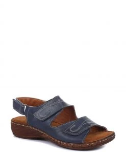 Pavers Navy Blue Dual Fitting Leather Sandals -Pavers Sales Shop unnamed file 1702 scaled