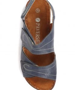 Pavers Navy Blue Dual Fitting Leather Sandals -Pavers Sales Shop unnamed file 1703 scaled