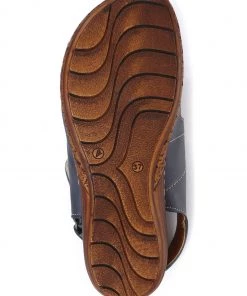 Pavers Navy Blue Dual Fitting Leather Sandals -Pavers Sales Shop unnamed file 1704 scaled