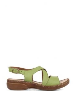 Pavers Green Casual Leather Slingback Sandals -Pavers Sales Shop unnamed file 1735
